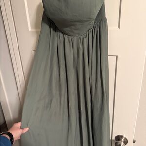 Birdy Grey Strapless Sage Dress